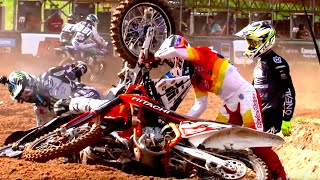 MOST IMPRESSIVE CRASHES MOTOCROSS 2024