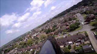 Ypsi Notos flying over Marston Recreation Ground, Oxford