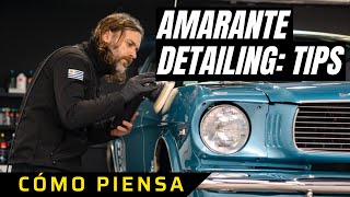 AMARANTE DETAILING COMPARTE TIPS SOBRE DETALLADO