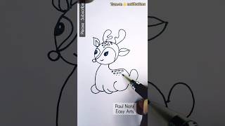 How to draw animals #deer #wildanimals