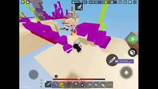 Playing bedwars!