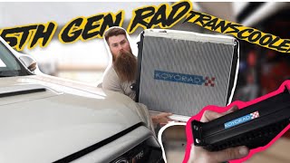 Koyorad Radiator 5th Gen 4Runner Install: Radiator & Transmission Cooler @koyorad