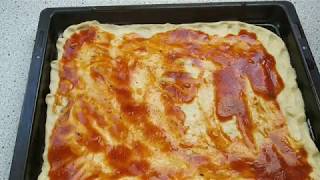 ПИЦЦА ОТ А ДО Я /Pizza zu Hause / Пицца простой рецепт / Домашняя ПИЦЦА / Тесто и соус на пиццу /