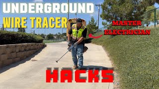 EASY Underground Wire Tracer HACK | How To Find Electrical Wiring And Conduits | Master Electrician