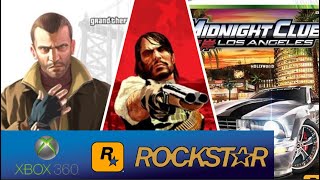 ROCKSTARS GAMES. en la xbox 360 rgh ONLINE