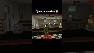 GTA San Andreas cj fart vs pizza boy 🤣#short #gta #gta5 #gtaonline #online