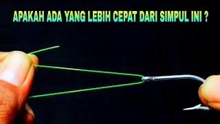 Simpul pancing paling cepat dan simpel untuk mata kail swivel dan snap