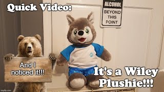 Quick Video: A Wiley Plushie