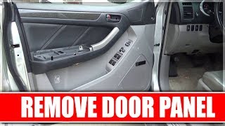 How to Remove the Door Panel on 2004 Toyota 4Runner