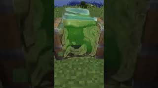 Original Minecraft Slime VS Realistic Minecraft Slime #shorts #realsticminecraft