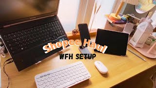 REVIEW DESK MAKEOVER BARANG WFH | SHOPEE HAUL