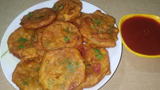 Tomato Fritters | Easy And Tasty Snacks Recipe | Tamatar Ke Pakode | Tomato Bhajiya#shorts