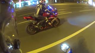 Moscow Bikers  Ленинский пр-кт... И вдруг велосепидист