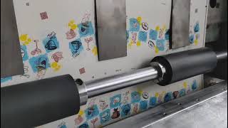 Paper Cup Roll Die Punching Machine inline Flexo Printing to Taiwan