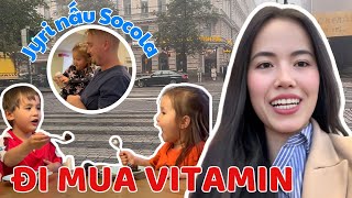 Chồng Phần Lan làm bánh socola, Cả nhà đi mua vitamin gửi về Việt Nam  - Thúy Jyri Family Phần Lan