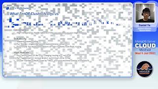 Introducing TenDB Cluster - Daniel Ye - MariaDB Cloud MiniFest 2021