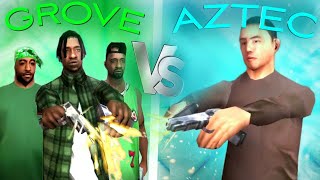 GOLDIC AZTEC VS HASTL GROVE | ВАР ЮТУБЕРОВ ДЕНЬ 6 | ЗАХВАТЫВАЕМ ТЕРРИТОРИИ | ADVANCE RP GREEN