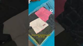 Roupas embaladas a vácuo para a sua próxima viagem ✈️