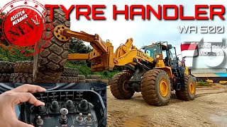 FULL REVIEW MONSTER CLAMP_TYRE HANDLER ||WA500||ALAT BERAT TAMBANG||review saat pandemi covid19