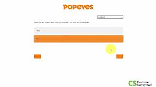 www.Tellpopeyes.com - Popeyes Guest Experience Survey | 2024