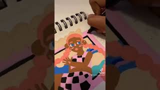 Posca marker speed paint 💖🖼🥰🎨✨