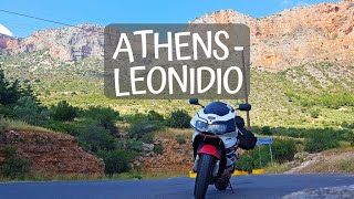 Greece - Peloponnese - Athens to Leonidio / Europe motorcycle trip 2018 part 13