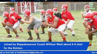 Rappahannock Coach William West joins On the Hash with Hatfield - Oct. 2024