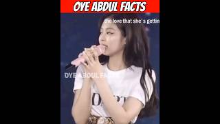 😱Blackpink मेंबर jennie ने hindi में ya kya bola😄 | Jennie ने Hindi boli 🤨 {OyeAbdulFacts} #shorts