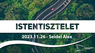 Boldogok a béketeremtők! - Seidel Alex - 2023.11.26