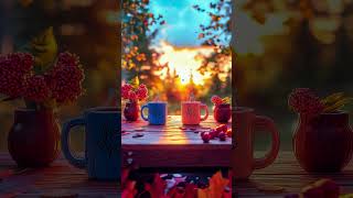 Morning  Autumn Jazz ☕ Sweet Bossa Nova  #bossanova #coffee #morningjazz #jazz  #relaxingmusic