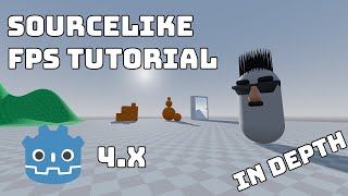 Godot 4 Sourcelike FPS Character Controller Tutorial | Smooth Movement, Bhop, Surf, And More