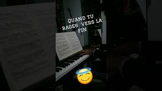 QUAND TU RAGES VERD LA FIN PIANO 🤣