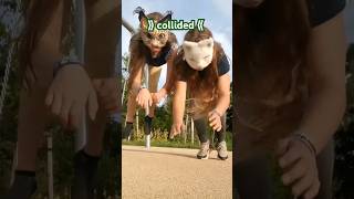 #Fails 😸🦊 #Quadrobics #bloopers #Therian #swing #Tails #Theriangear #quadrobicsjump #nature #Shorts