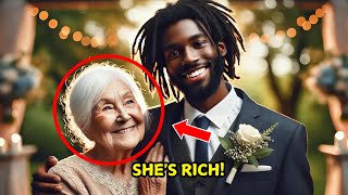 Young Black Man Married an Old Rich Woman for Money, BUT SHE FOUND OUT HIS PLAN