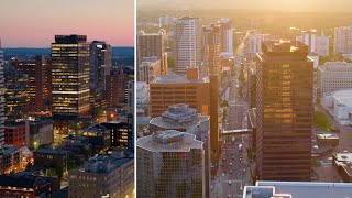 HAMILTON IN 8K | DJI Inspire 3 | Sunrise, Sunset, Dusk & Night | Drone Pilot Canada #HamiltonOntario