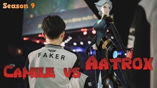 Faker - Camile vs Aatrox Mid - LoL Season 9 KR Ranked | League of Legends Replays