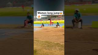 Women long jump 😱🔥#longjump #sports