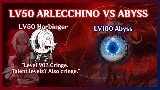 Level 50 Arlecchino VS Spiral Abyss