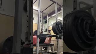 195kg close grip spoto press (small pause). Strengthen the mid range of your bench press.