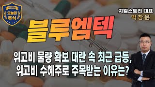 [블루엠텍] 의약품 유통 전문 기업, 최근 위고비 수혜주로 강세, 지속 가능한 상승세일까? | 박창윤 대표 | 주식 | 주가 | 투자 |