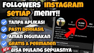 Followers Gratis & Sepuasnya!!😱 Cara Menambah Followers Instagram Gratis Permanen & Tanpa Login 2022