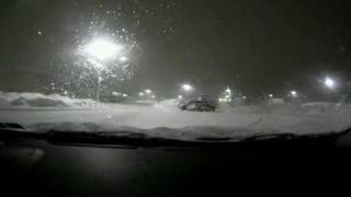 GoPro HD - Test 9 - Snow Fun - Cabin Mount - Evo X