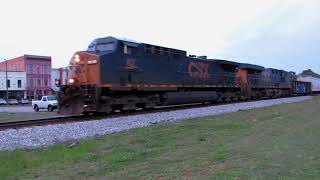 CSX train M582, Comer & Hull GA