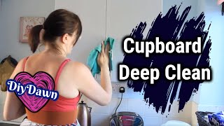 Cleaning cupboards | Deep Clean | Speed Cleaning | DiyDawn