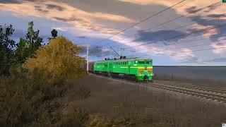 2тэ10м с грузовым + чмэ3, НО ЭТО Trainz 12