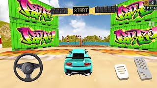 Impossible Mega Ramp Simulator Driving Games - Android Gameplay