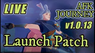 Journey's Launch Patch!!! v1.0.13 - 4k Livestream - AFKwDG