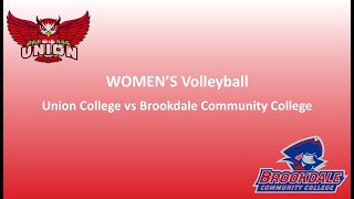 Union College Women's Volleyball vs Brookdale Community College