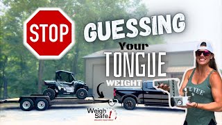 Tow Like A PRO..…A Hitch That MEASURES Your Tongue Weight!