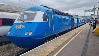 Midland Pullman 43046 and 43049 departing Peterborough